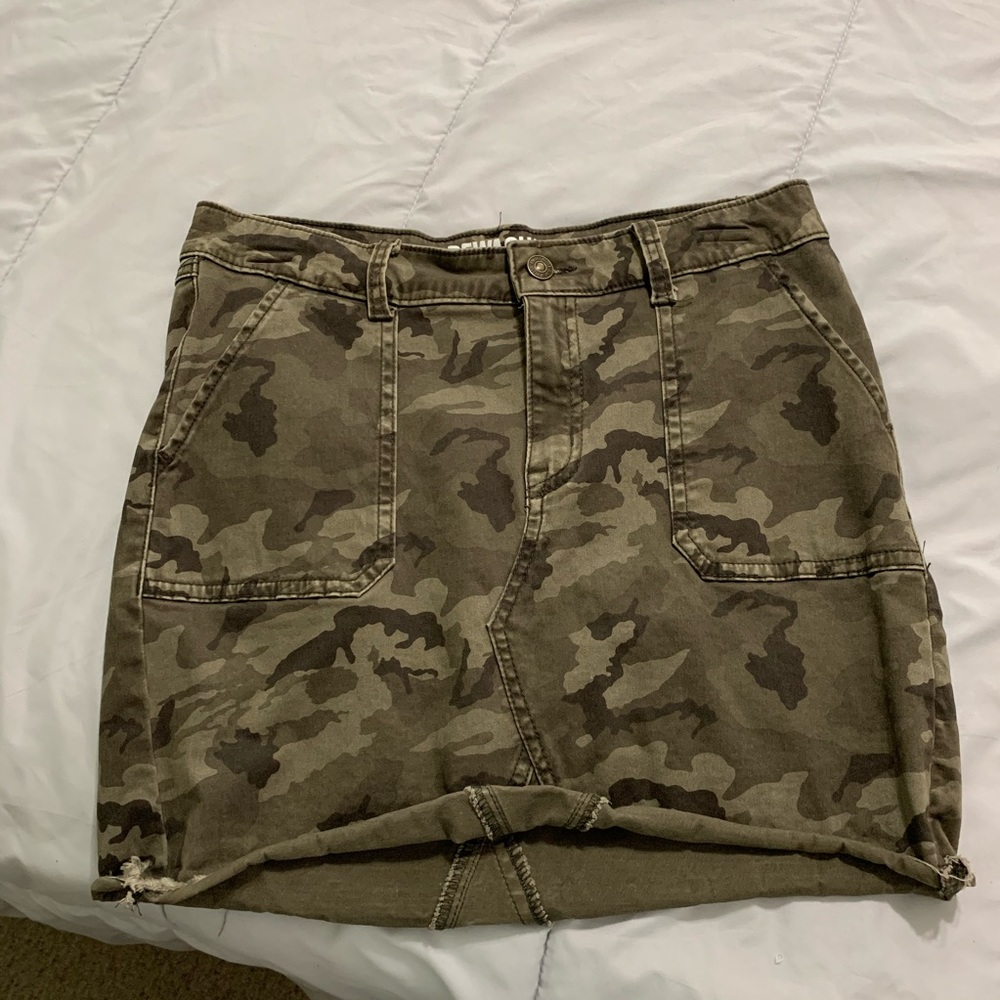 Camo Mini Skirt